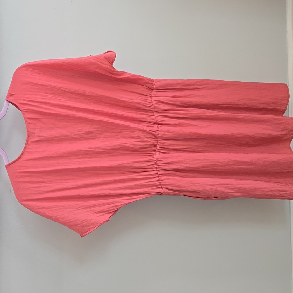 Universal Thread Coral Pink Summer Dress Pockets Sleeveless NWOT Large - Picture 3 of 5